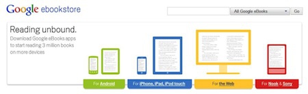 Google เปิดบริการ E-bookstore