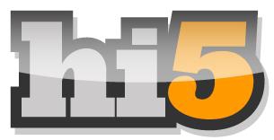 hi5_new logo_orange
