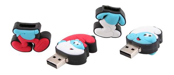 Smurf-USB-Custom-Flash-Drive1