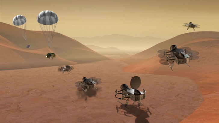 แค่เรือดำน้ำยังไม่พอ NASA เตรียมส่งฝูงโดรนไปสำรวจทรัพยากรของดาวบริวาร Titan