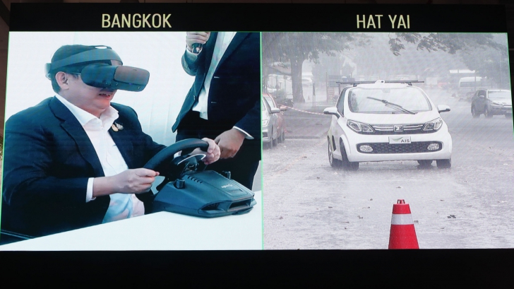 ครั้งแรกในไทย! กับการบังคับรถไร้คนขับ ข้ามภูมิภาคผ่าน 5G ที่ไกลกว่า 950 กิโลเมตร