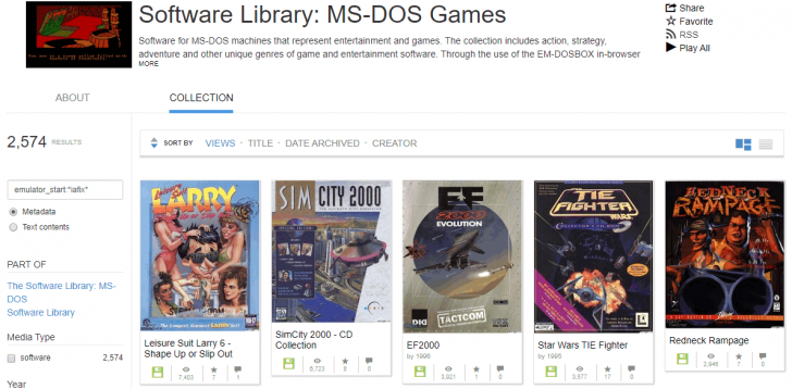 Internet Archive ปล่อยอดีตเกมดังบน MS-DOS ให้เล่นฟรีผ่านเบราว์เซอร์กว่า 2,500 เกม
