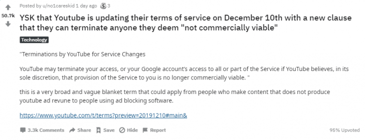 YouTube เตรียมเพิ่มกฏ สามารถพิจารณาลบบัญชีผู้ใช้ที่ทำเงินไม่ได้!?