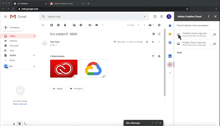 Adobe เพิ่ม Add-on ใหม่ให้ผู้ใช้สามารถแชร์ไฟล์จาก Creative Cloud ไปยัง Gmail ได้โดยตรง