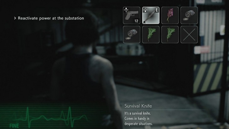 Resident Evil 3 จะสามารถใช้ "มีด" ตั้งแต่ต้นจนจบเกมได้ด้วย