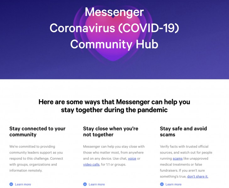 Facebook แนะนำการใช้เครื่องมือใน Messenger ในช่วงการแพร่ระบาดของ COVID-19