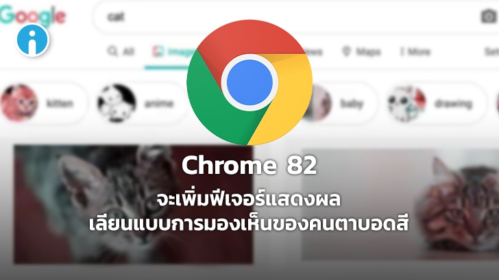 Chrome 82 จะมาพร้อมฟีเจอร์ เลียนแบบการมองเห็นของ ผู้เป็นโรคตาบอดสี