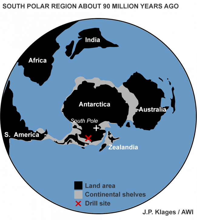 นักวิทยาศาสตร์ค้นพบป่าดิบชื้นยุค Cretaceous บริเวณใกล้กับขั้วโลกใต้