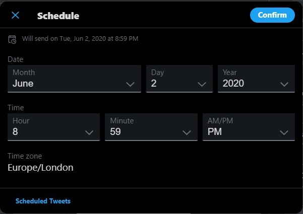 Twitter เพิ่ม Schedule Tweets ให้ผู้ใช้เลือกตั้งเวลาที่ต้องการทวีตได้บนเว็บไซต์