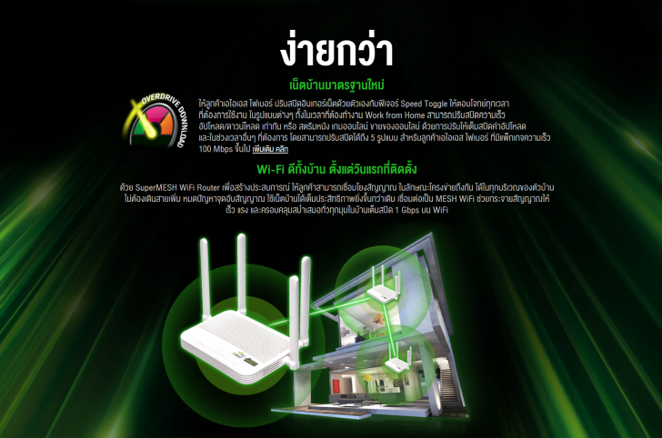 AIS Fibre ยกทัพสุดยอดนวัตกรรม อัปเกรดเน็ตบ้านเพื่อคนไทยในยุค New Normal