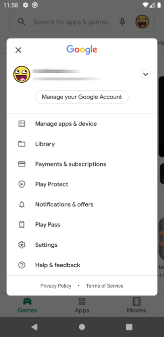 Google Play Store ทดสอบการปรับหน้า UI ใหม่ นำเอาเมนูแฮมเบอร์เกอร์ (☰) ออกไป