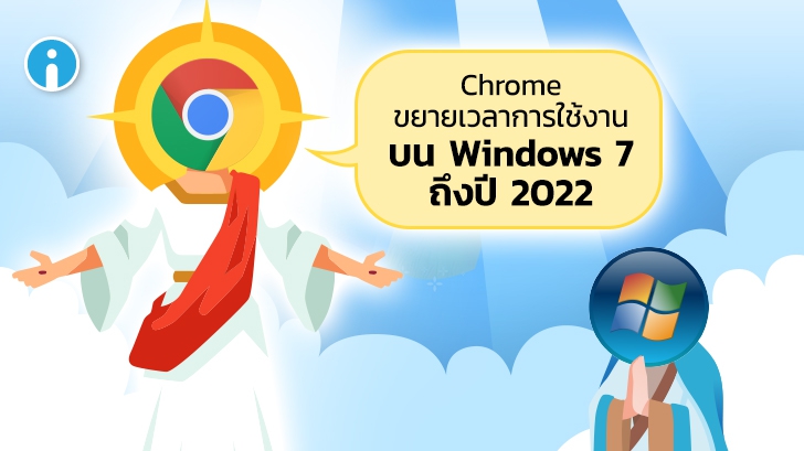 Google ประกาศขยายเวลาการใช้งาน Chrome บน Windows 7 ต่อไปอีก 6 เดือน