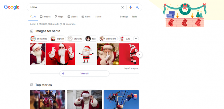 Google เพิ่มอัปเดตฟีเจอร์ใหม่บนเว็บไซต์ฉลองเทศกาล Christmas ส่งท้ายปี