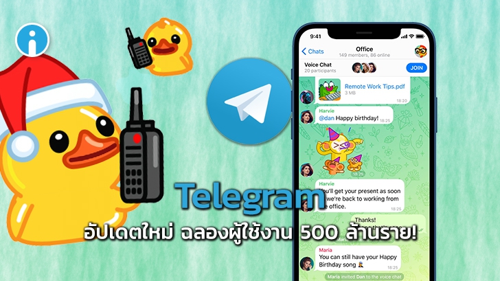 Telegram เผยแผนการหารายได้ในปี 2021 หลังจากที่มียอดผู้ใช้ทั่วโลกสูงถึง 500 ล้านราย