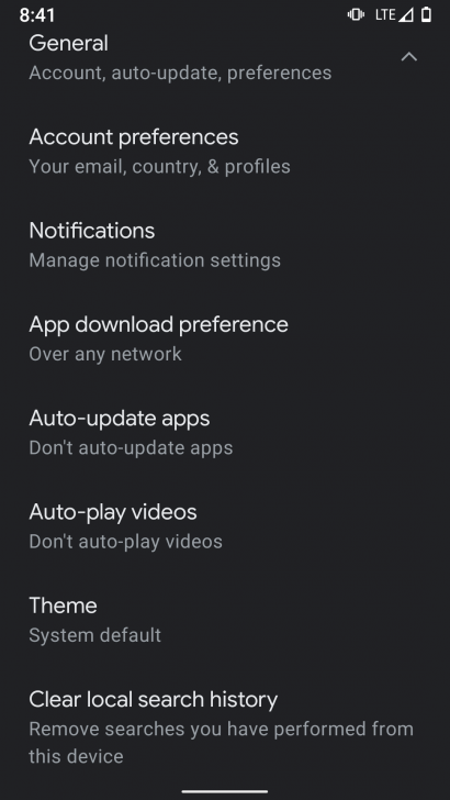 Google Play Store ทดสอบใช้ Settings รูปแบบใหม่ จัดหมวดแบ่งประเภทการตั้งค่า