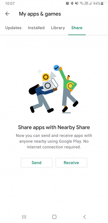 Google เปิดให้ Nearby Share รับ-ส่งแอปพลิเคชันหากันระหว่างสมาร์ทโฟนได้แล้ว
