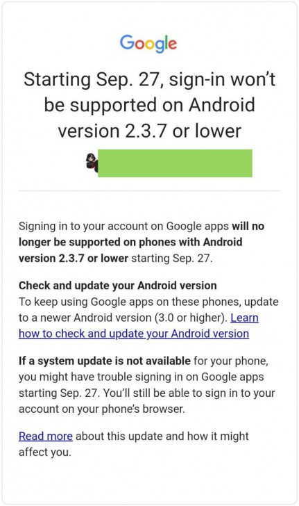 Google จ่อลอยแพอุปกรณ์ Android รุ่นเก่า ประกาศยกเลิกการซัพพอร์ทใช้แอปพลิเคชันเร็ว ๆ นี้