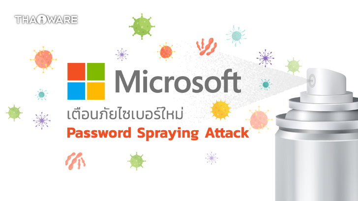 Microsoft เตือน ! ระวัง Password Spraying พุ่งเป้ากลุ่มผู้ใช้งานคลาวด์ระดับผู้บริหารและองค์กร