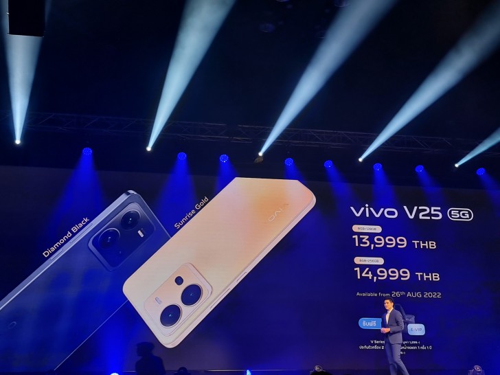 ราคาและวันวางจำหน่ายของมือถือ Vivo V25 series 5G