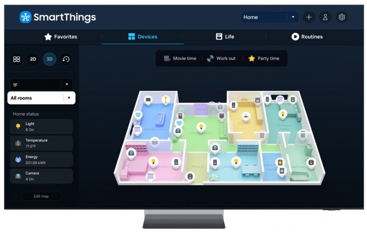 Samsung เปิดตัว แผนที่ 3D ช่วยให้ผู้ใช้ควบคุม  Smart Home ได้ง่ายขึ้น
