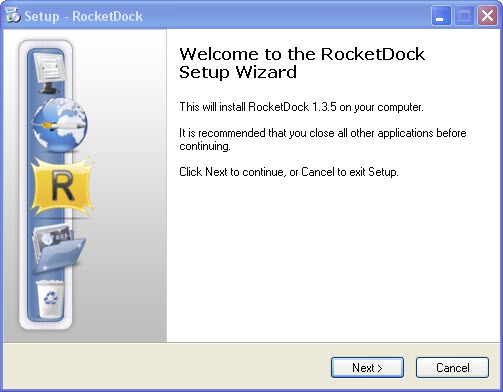 Rocket Dock โปรแกรมตกแต่ง Desktop สไตล์ MAC