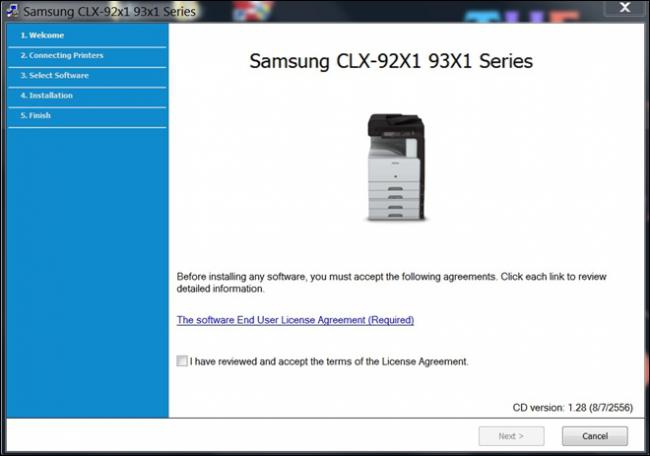 Setup Samsung CLX-9301NA_01