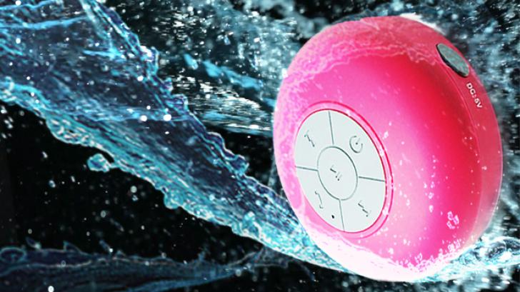 ลำโพงบลูทูธกันน้ำ สีสันสวยงาม พกพาสะดวก Waterproof Bluetooth Shower Speaker (BTS-06)