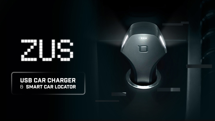 Zus Smart Car Locator & Car Charger ระบุตำแหน่งรถอัจฉริยะ พร้อมระบบชาร์จแบตเตอรี่พลังเทพ