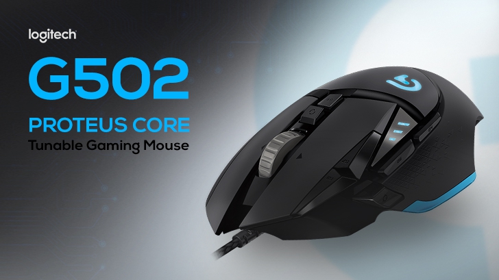 Logitech G502 Proteus Core Gaming Mouse‎ เมาส์เพื่อเกมเมอร์อย่างแท้จริง!