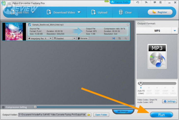 WonderFox HD Video Converter Factory Pro โปรแกรมแปลงไฟล์วิดีโอ 4K แปลงไฟล์เสียง ทำริงโทนได้ด้วย