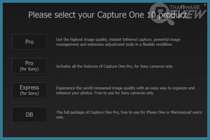 Capture One Pro 10 โปรแกรมแต่งภาพระดับมืออาชีพ อีกทางเลือกดีๆ สำหรับคนรักการสร้างสรรค์ภาพ