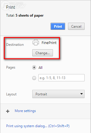 FinePrint จัดการรูปแบบงานพิมพ์ง่ายๆ ด้วยเครื่องมือที่ไม่ซับซ้อน