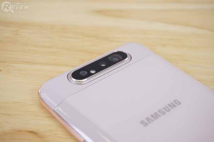 Samsung Galaxy A80 สมาร์ทโฟนกล้องหลังหมุนกลับสลับได้ ถ่ายวิดีโอเด็ด 
