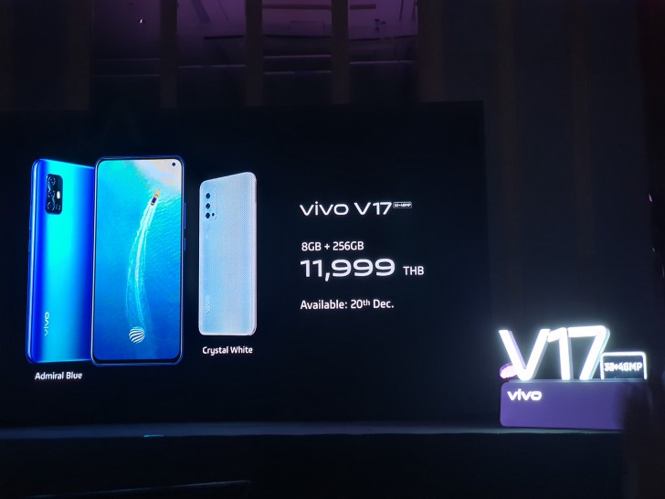 Vivo V17 กล้องหน้าโหด 32MP กล้องหลังแจ่ม 48+8+2+2MP แบตฯ อึด 4,500 mAh