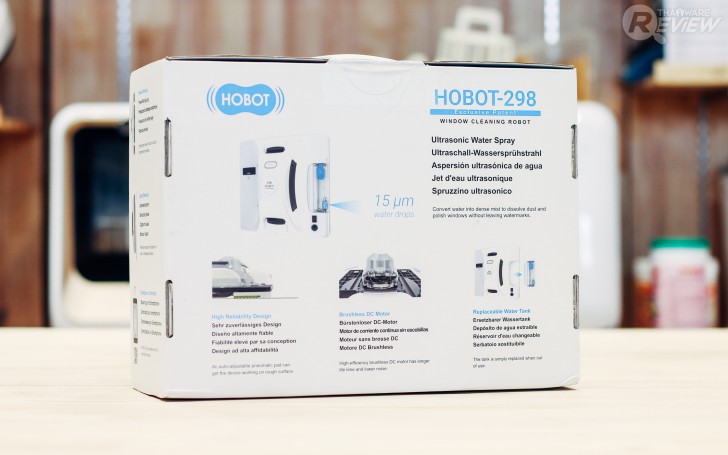 HOBOT-298 หุ่นยนต์เช็ดกระจก ประสิทธิภาพสูง ให้กระจกคุณจะใสมากกว่าที่เคย