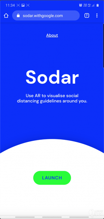 Sodar เรดาร์ AR ช่วยเว้นระยะ Social Distancing จาก Google