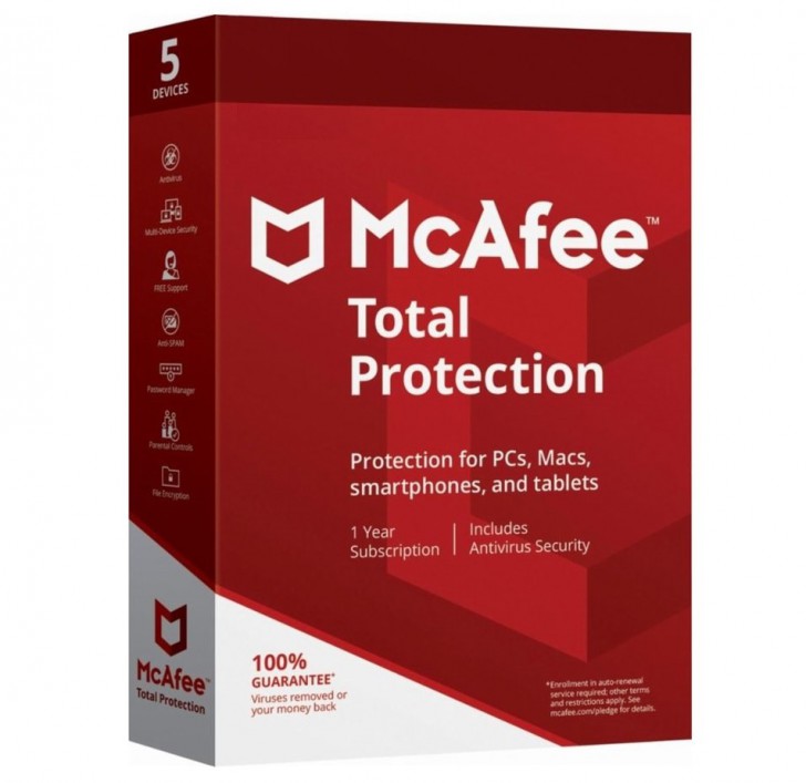 McAfee Total Protection โปรแกรมแอนดี้ไวรัสตัวเก่ง ลูกเล่นเพียบ