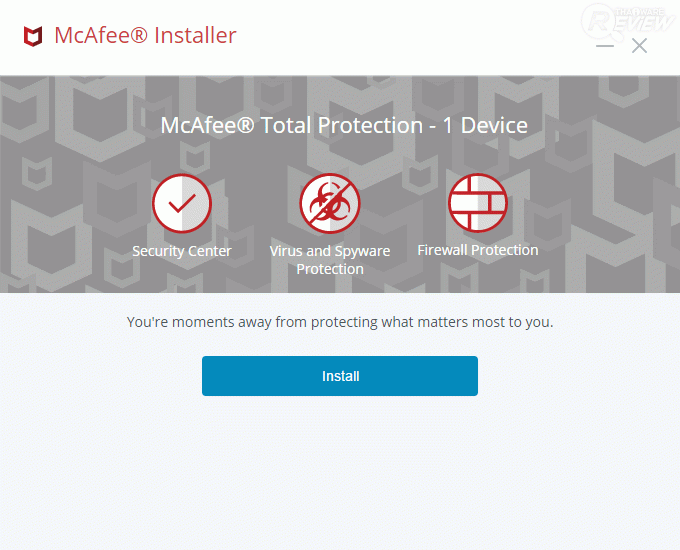 McAfee Total Protection โปรแกรมแอนดี้ไวรัสตัวเก่ง ลูกเล่นเพียบ