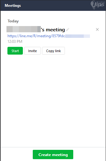 ประชุมออนไลน์ (Meeting) บนโปรแกรม LINE PC
