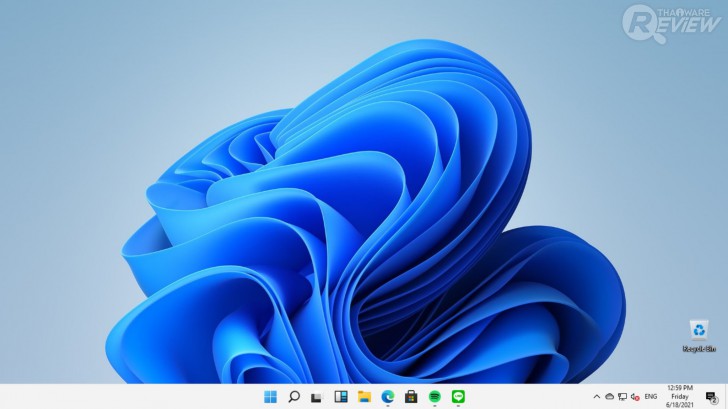 หน้าจอ Desktop ที่เปลี่ยนไป ของ Windows 11