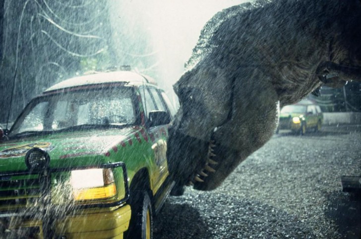 Tyrannosaurus Rex ใน หนัง ภาพยนตร์ Jurassic Park