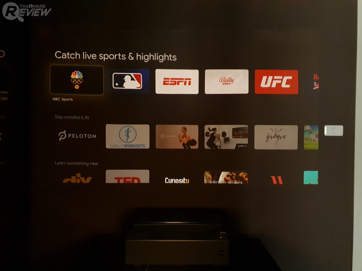 หน้าของ Android TV
