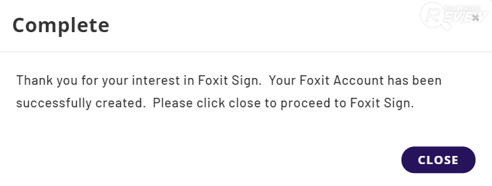 โปรแกรม Foxit Sign Pro