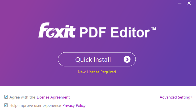 การติดตั้งโปรแกรม Foxit PDF Editor