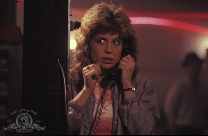 Linda Hamilton ในบท Sarah Connor จากหนัง ภาพยนตร์ The Terminator