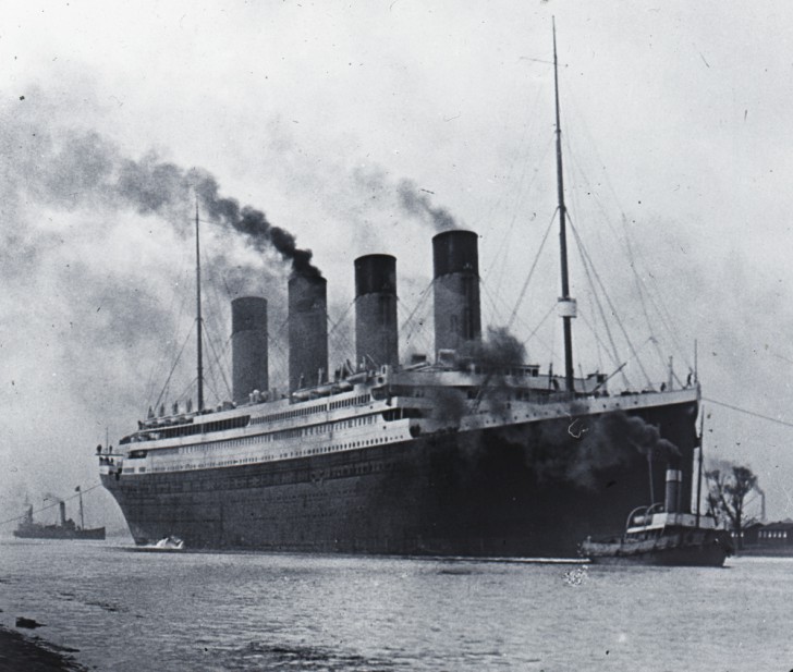 รูปเรือ Titanic ลำจริง