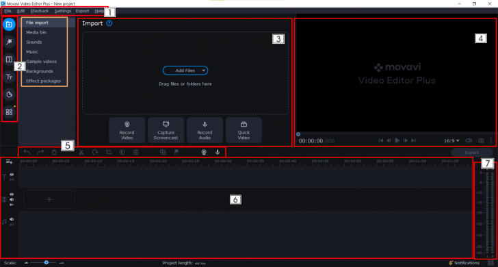 การใช้งาน โปรแกรมตัดต่อวิดีโอ Movavi Video Editor Plus
