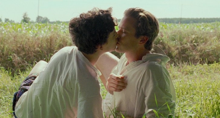 ฉากจูบระหว่าง Timothée Chalamet และ Armie Hammer ใน หนัง ภาพยนตร์ Call Me by Your Name