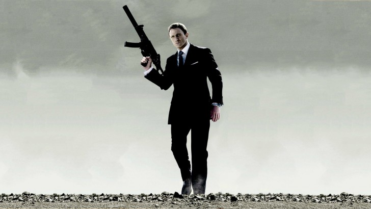 Daniel Craig ในบท James Bond จาก Quantum of Solace