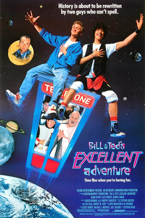 โปสเตอร์ หนัง ภาพยนตร์ Bill & Ted’s Excellent Adventure 